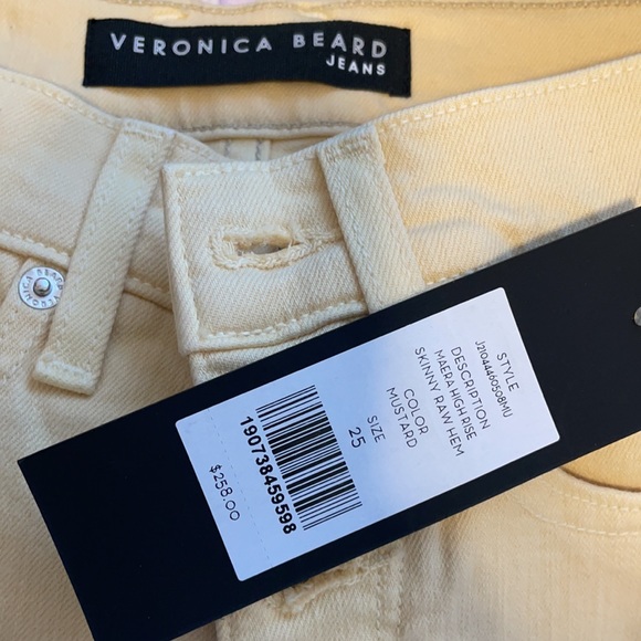 NWT Veronica Beard Maera High-Rise Skinny Jeans, Sz 25/0 - Picture 9 of 10